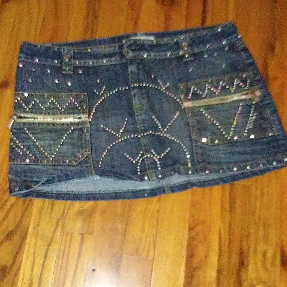 A mini skirt